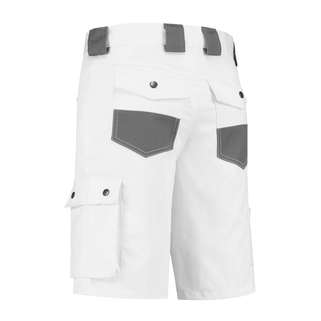 K_P Kurze Arbeitshose Weiß