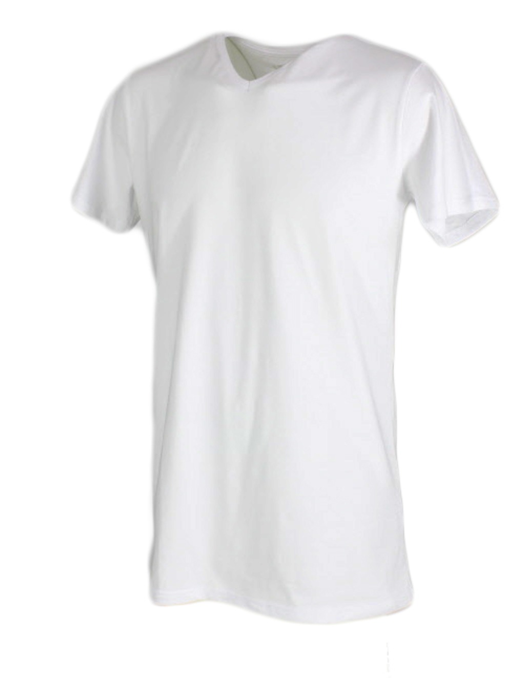 BASic T-shirt V-neck Extra Lang