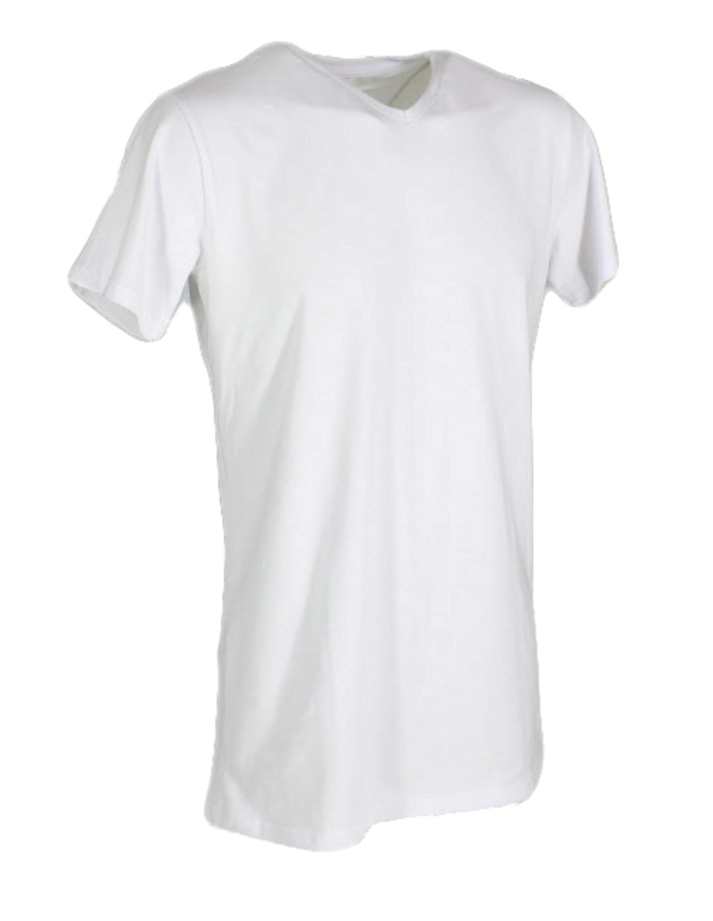 BASic T-shirt V-neck Extra Lang