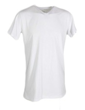BASic T-shirt V-neck Extra Lang