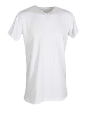 BASic T-shirt V-neck Extra Lang